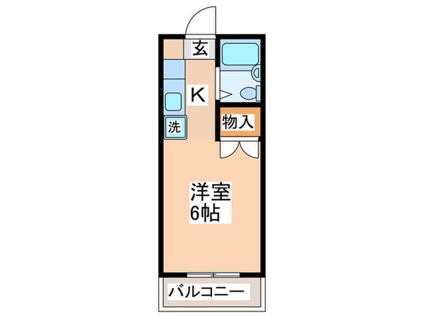 マルナカハイツAの物件間取画像